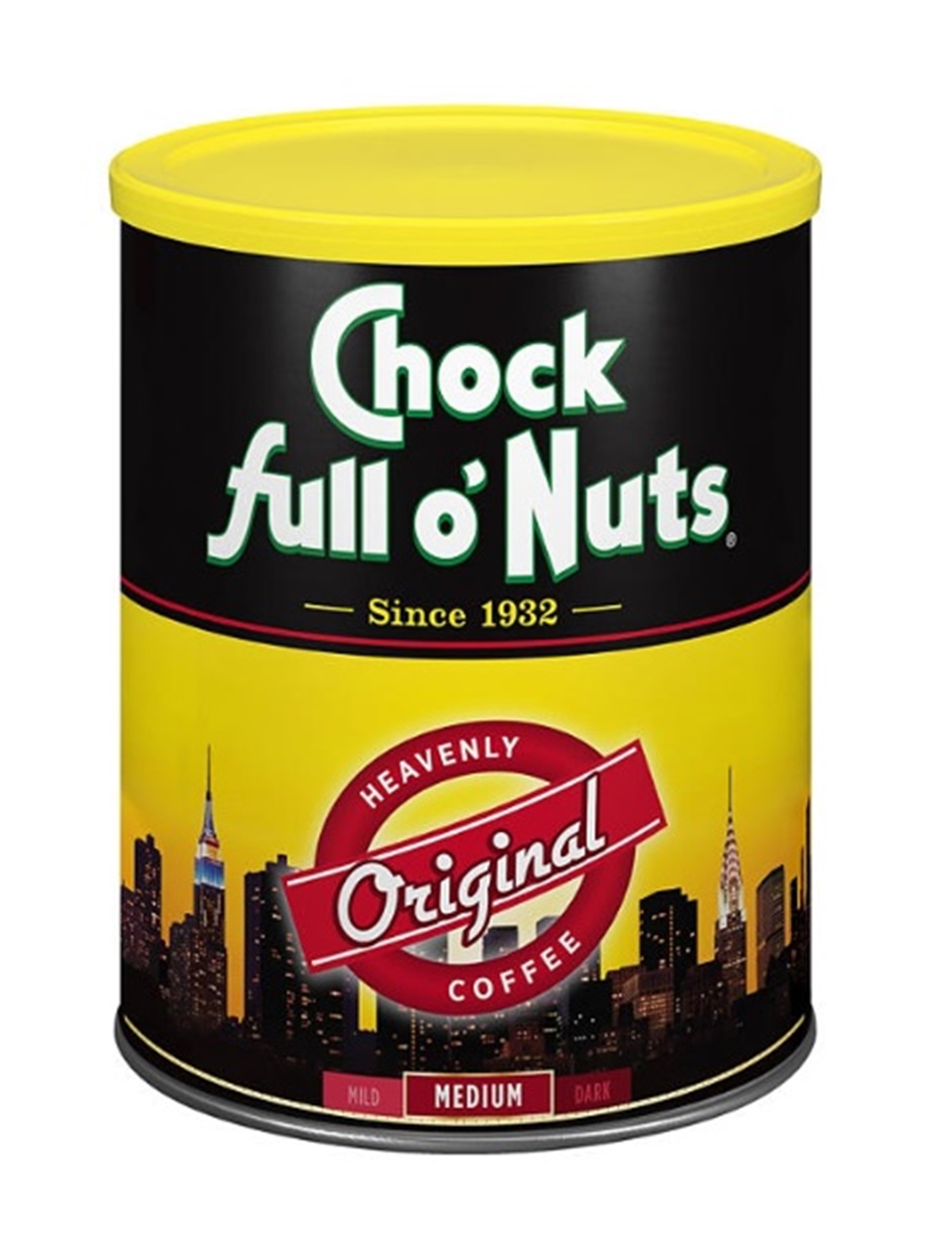 (image for) Chock full o' Nuts Heavenly Ground Coffee Original Blend (48 oz.) - Click Image to Close